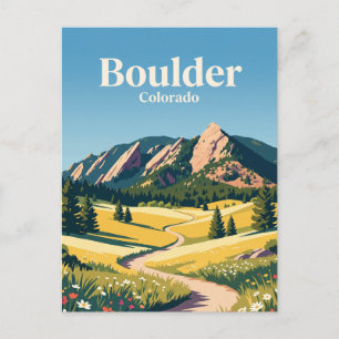 Boulder Colorado Postcard
