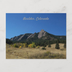 Boulder Colorado Postcard