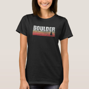 Boulder Colorado Retro Style Vintage 70s 80s 90s T-Shirt