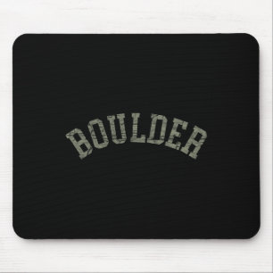 Boulder Colorado Rocky Mountains Skiing Camping Cl Mouse Mat