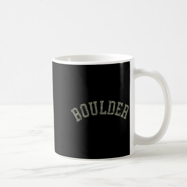 Boulder colorado rocky mountains skiing camping coffee mug (Right)