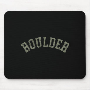 Boulder colorado rocky mountains skiing camping mouse mat