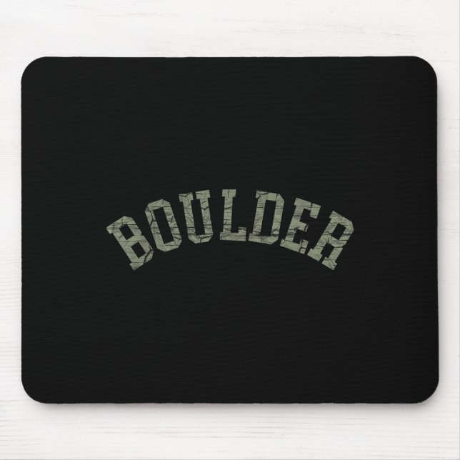 Boulder colorado rocky mountains skiing camping mouse mat (Front)