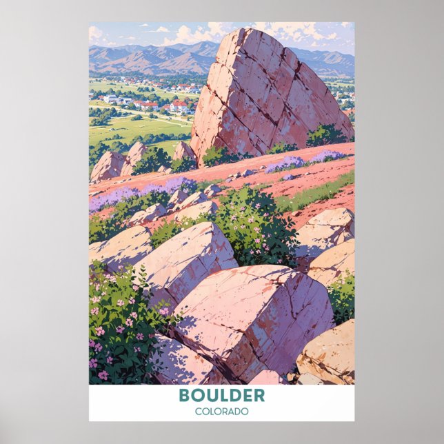 Boulder- Colorado State Park Poster (Front)