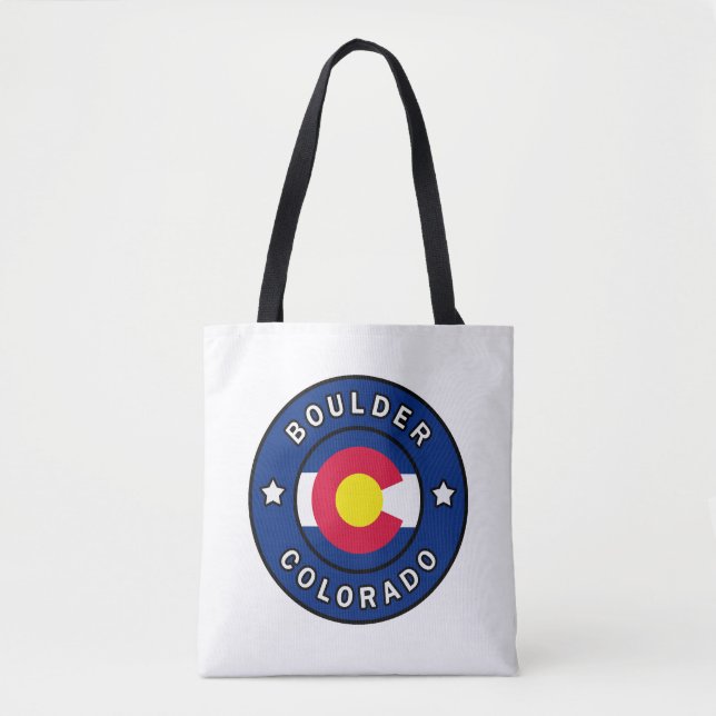 Boulder Colorado Tote Bag (Front)