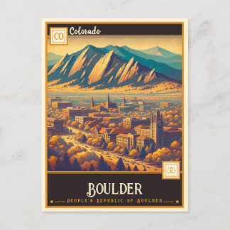 Boulder, Colorado | Vintage Postcard