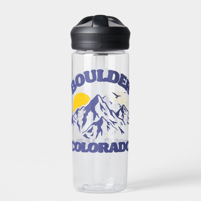 Boulder,Colorado Water Bottle (Front)