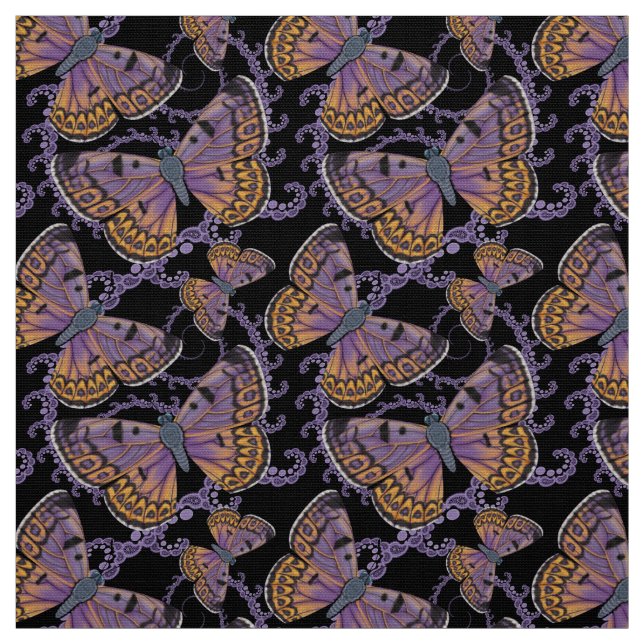 Boulder Copper Butterfly Fabric (Swatch)