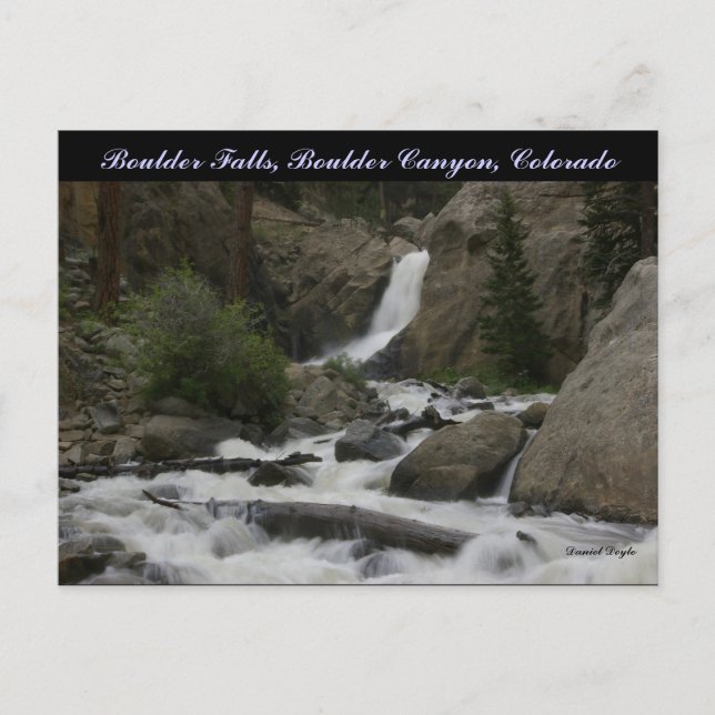 Boulder Falls Postcard (Front)