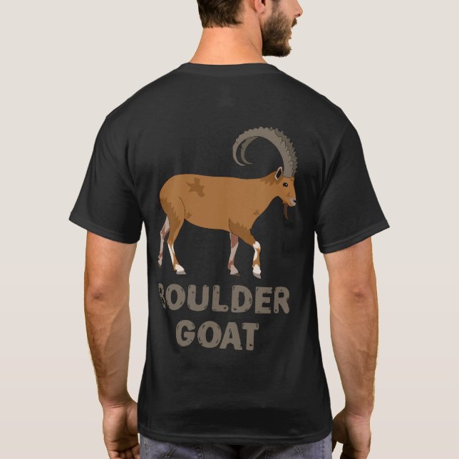 Boulder G.O.A.T (only back side) T-Shirt (Back)