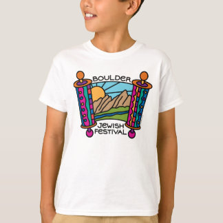 Boulder Jewish Festival Classic logo Kid's Tee