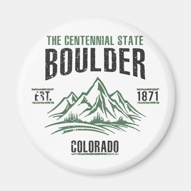 Boulder Magnet (Front)
