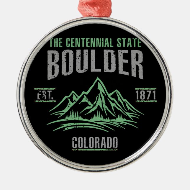 Boulder Metal Tree Decoration (Front)