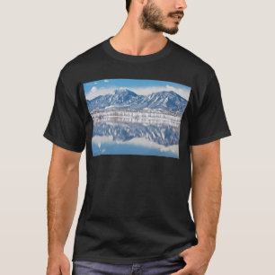 Boulder Reservoir Flatirons Reflections Boulder Co T-Shirt