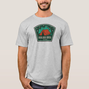 Boulder River Wilderness Camping T-Shirt