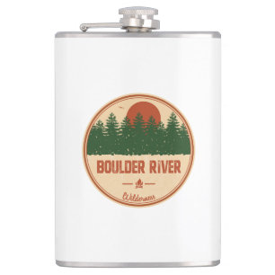 Boulder River Wilderness Hip Flask