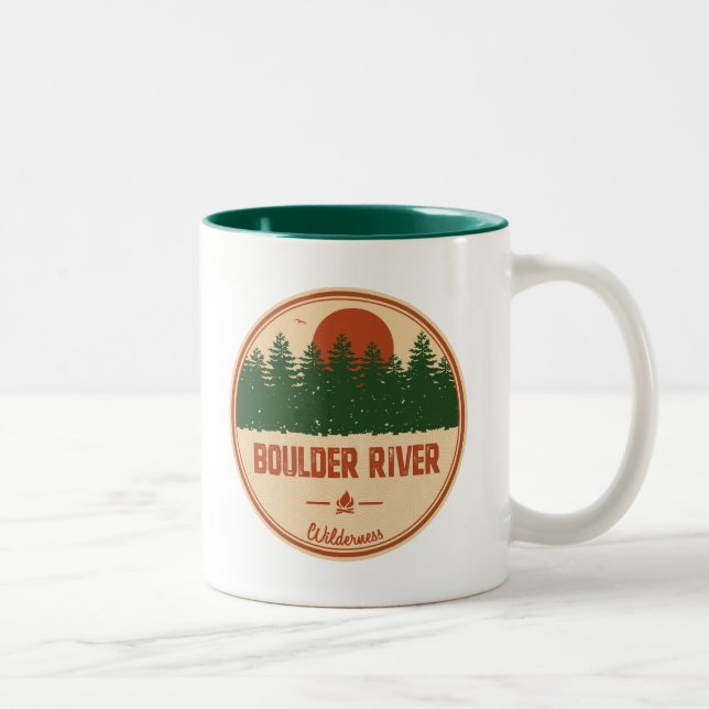 Boulder River Wilderness Two-Tone Coffee Mug (Right)