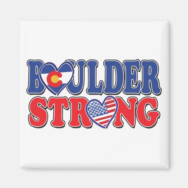 Boulder-Strong-Hearts Magnet (Front)