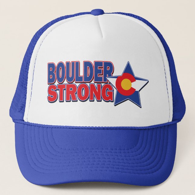 Boulder-Strong-Star Trucker Hat (Front)
