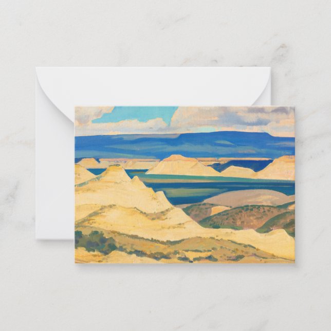 Boulder Valley by Maynard Dixon Card (Front)