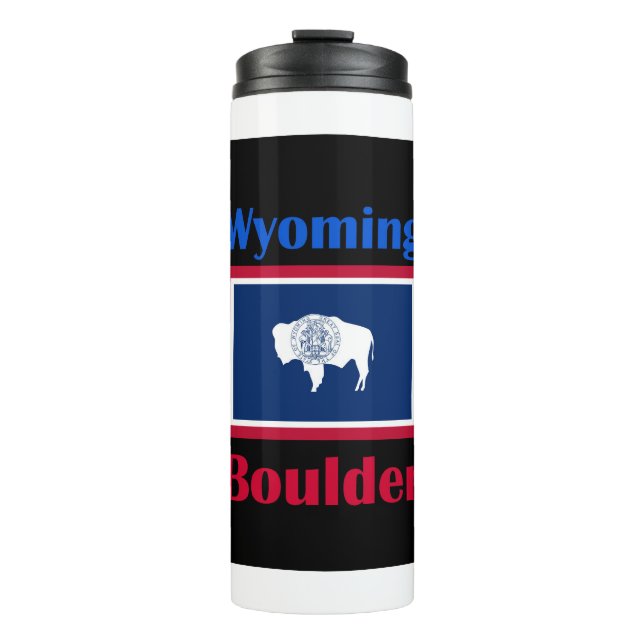Boulder Wyoming Thermal Tumbler (Front)