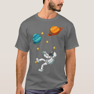 Bouldering and Rock Climbing Astronaut T-Shirt