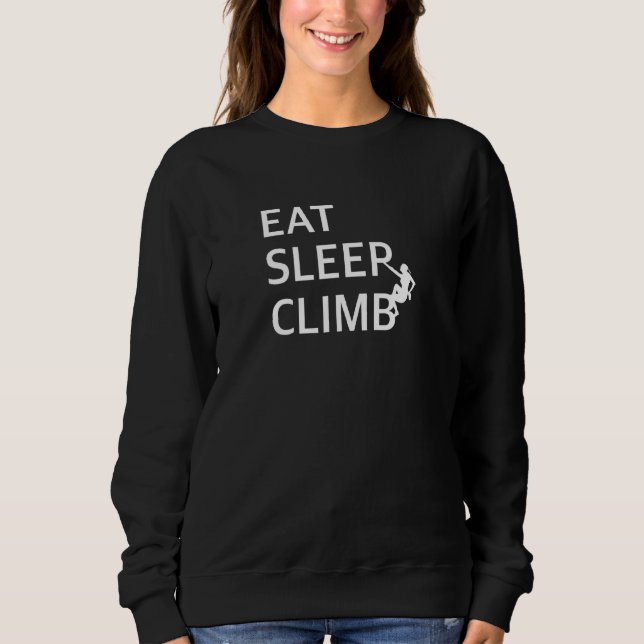 Bouldering And Rock Climbing Sweatshirt (Front)