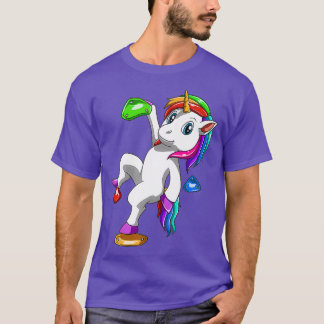 Bouldering and Rock Climbing Unicorn Premium T-Shirt