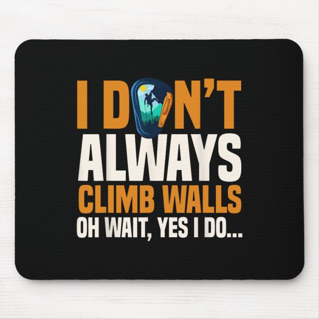 Bouldering Artificial Rock Climbing Indoor Mountai Mouse Mat (Front)
