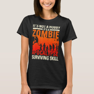 Bouldering Climber Boulderer Zombie Apocalypse Cli T-Shirt