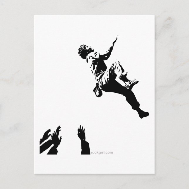 Bouldering Graphic Postcard (Front)
