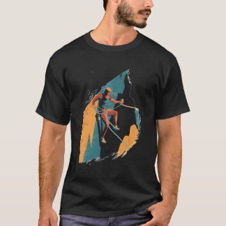 Bouldering Heights Embrace Mountain Climbing T-Shirt