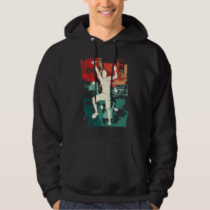 Bouldering Mountain Climber Vintage Rock Climbing Hoodie