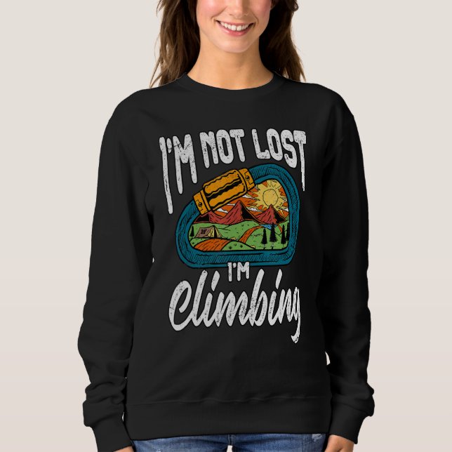 Bouldering Mountain Climbing Sweatshirt (Front)