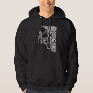 Bouldering Mountaineering Rock Climbing Sports Fan Hoodie