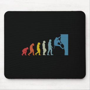 Bouldering Rock Climbing Evolution Dad Mouse Mat