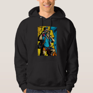 Bouldering Wall Climbing Enthusiasts Retro Indoor Hoodie