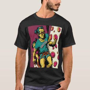 Bouldering Wall Climbing Enthusiasts Retro Indoor  T-Shirt