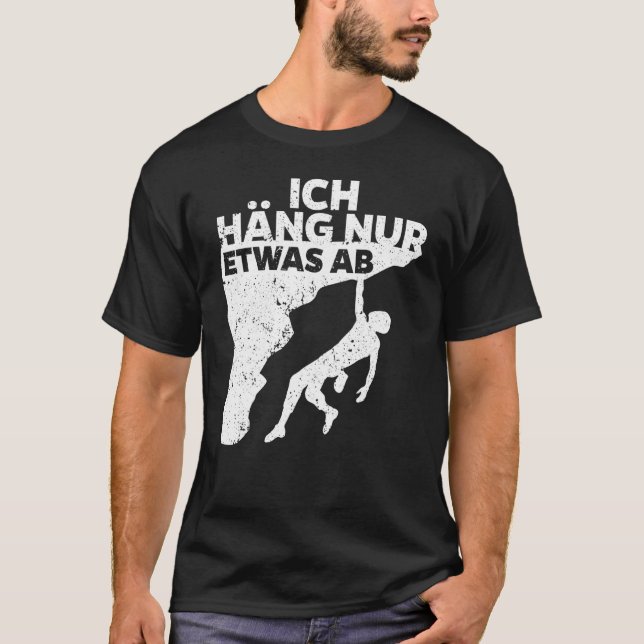 Bouldern Bouldersport Climbing Wall Rock Climbing  T-Shirt (Front)