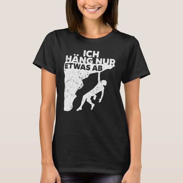 Bouldern Bouldersport Climbing Wall Rock Climbing  T-Shirt (Front)