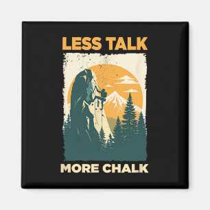 Bouldern Retro Mountain Climbing Mountaineering Bo Magnet