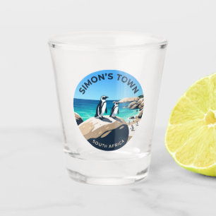 Boulders Beach Penguins South Africa Shot Glass