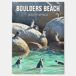 Boulders Beach Penguins South Africa Travel Magnet