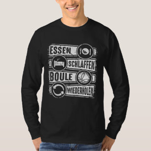 Boule Essen Sleep Repeat Petanque Boules T-Shirt