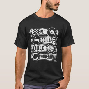 Boule Essen Sleep Repeat Petanque Boules T-Shirt