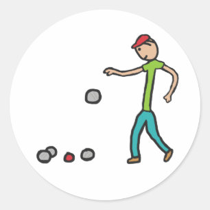 Boules Classic Round Sticker