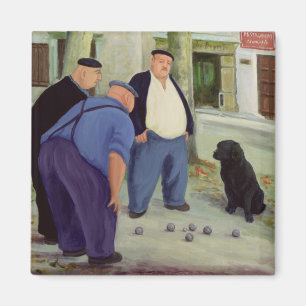 Boules Players Magnet