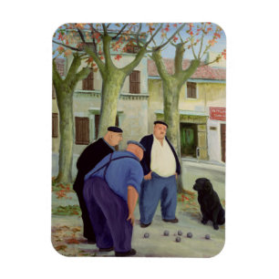 Boules Players Magnet