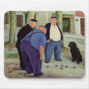 Boules Players Mouse Mat