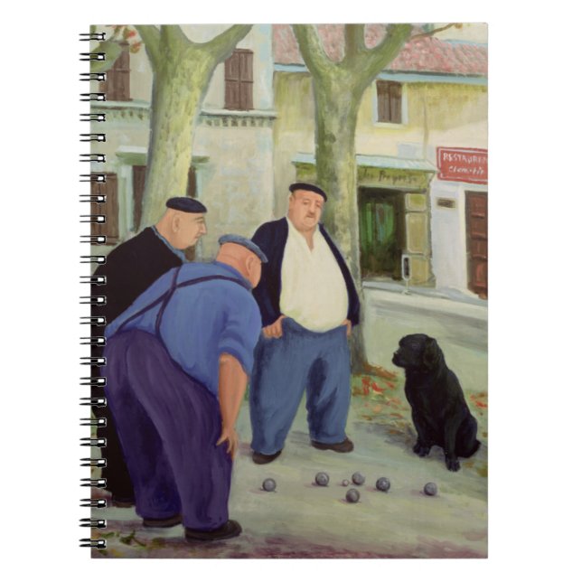 Boules Players Notebook (Front)